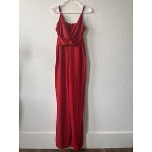 GUESS Women's Red Small Jumpsuit Wide Legs
